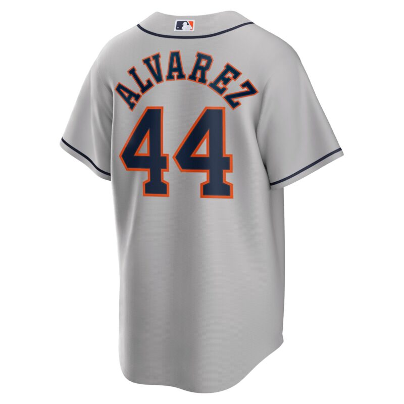Yordan Álvarez Houston Astros Road Player Jersey - Gray - Image 3