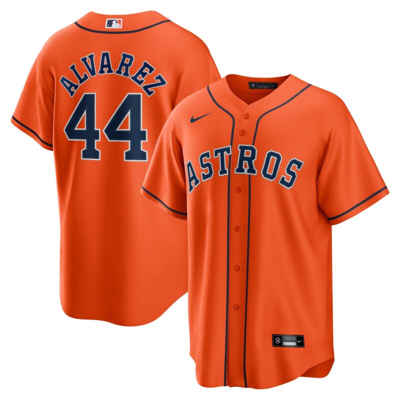 Yordan Álvarez Houston Astros Alternate Player Jersey - Orange