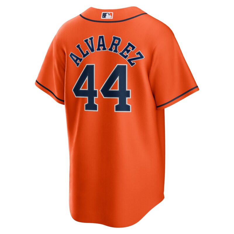Yordan Álvarez Houston Astros Alternate Player Jersey - Orange - Image 3