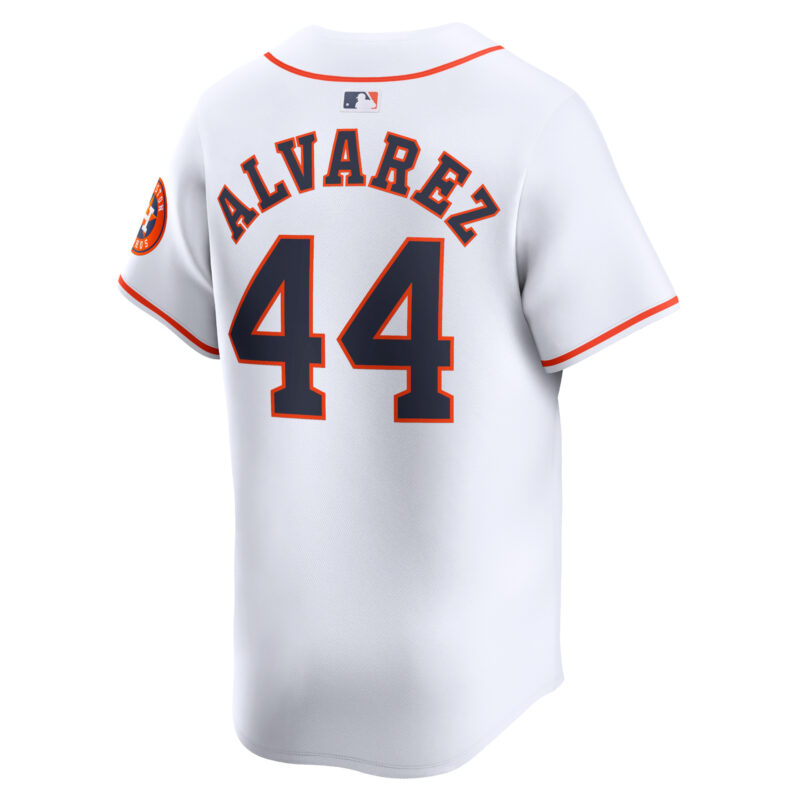 Yordan Alvarez Houston Astros Home Limited Player Jersey - White - Image 3