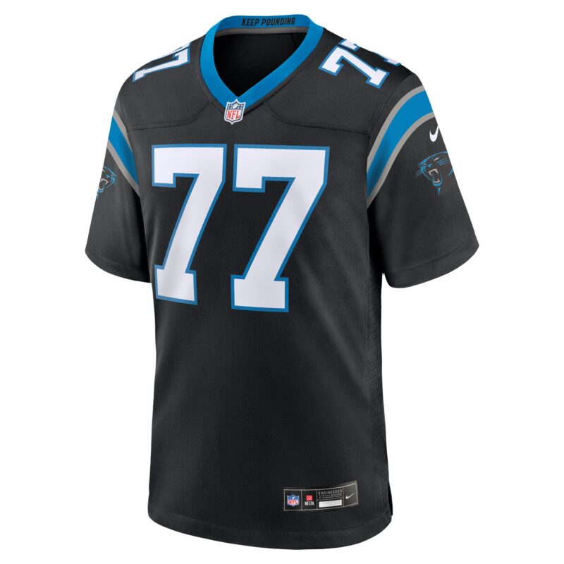 Yosh Nijman Carolina Panthers Game Jersey - Black - Image 2