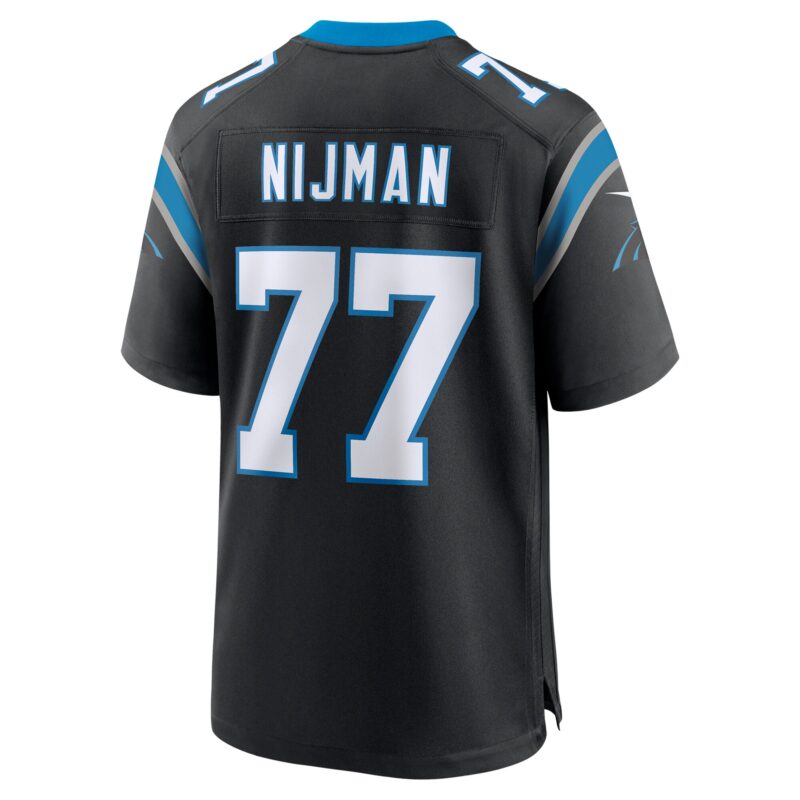 Yosh Nijman Carolina Panthers Game Jersey - Black - Image 3