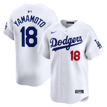 Yoshinobu Yamamoto Los Angeles Dodgers Home Limited Player Jersey - White