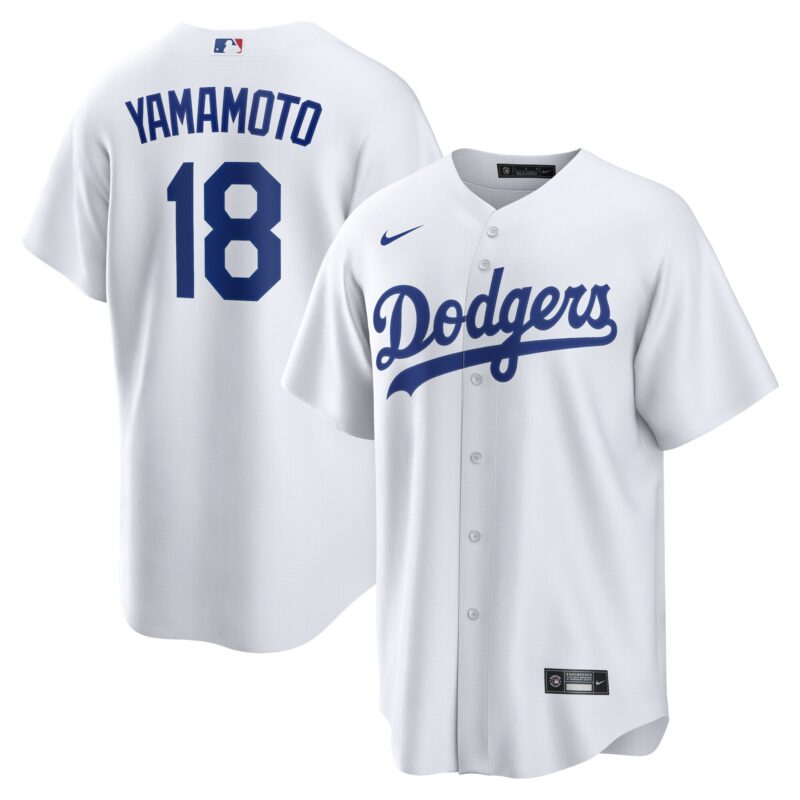 Yoshinobu Yamamoto Los Angeles Dodgers Home Player Jersey – White