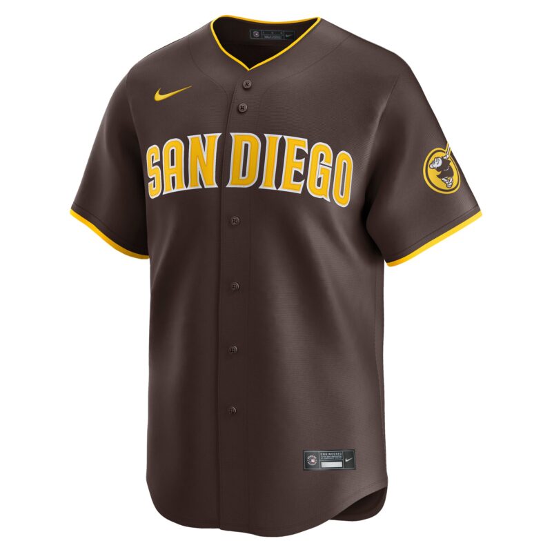Yu Darvish San Diego Padres Road Limited Player Jersey - Brown - Image 2