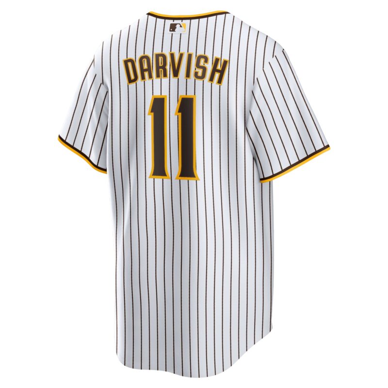 Yu Darvish San Diego Padres Home Player Jersey - White - Image 3