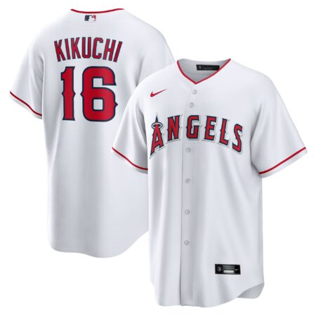 Yusei Kikuchi Los Angeles Angels Home Jersey - White