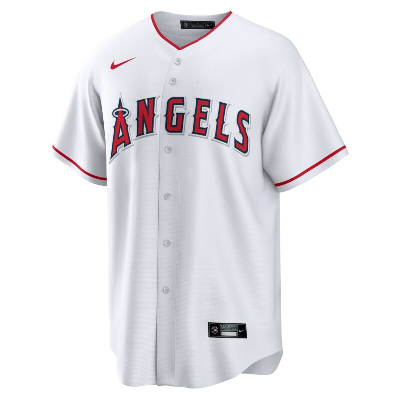 Yusei Kikuchi Los Angeles Angels Home Jersey - White - Image 2