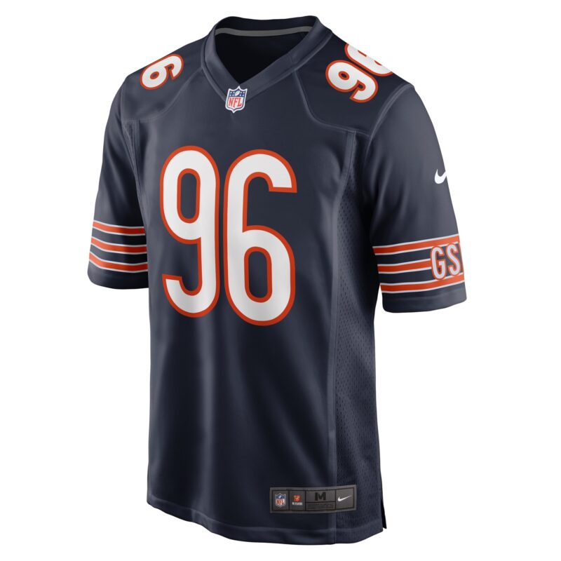 Zacch Pickens Chicago Bears Team Game Jersey - Navy - Image 2