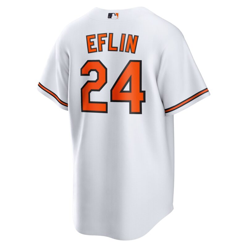 Zach Eflin Baltimore Orioles Home Jersey - White - Image 3