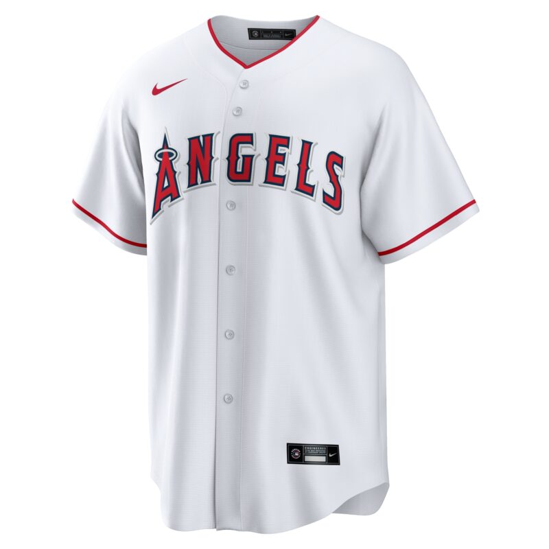 Zach Neto Los Angeles Angels Home Jersey - White - Image 2