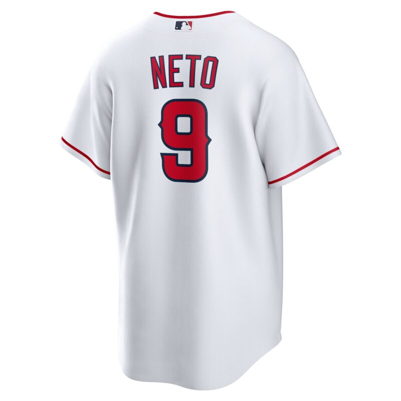 Zach Neto Los Angeles Angels Home Jersey - White - Image 3