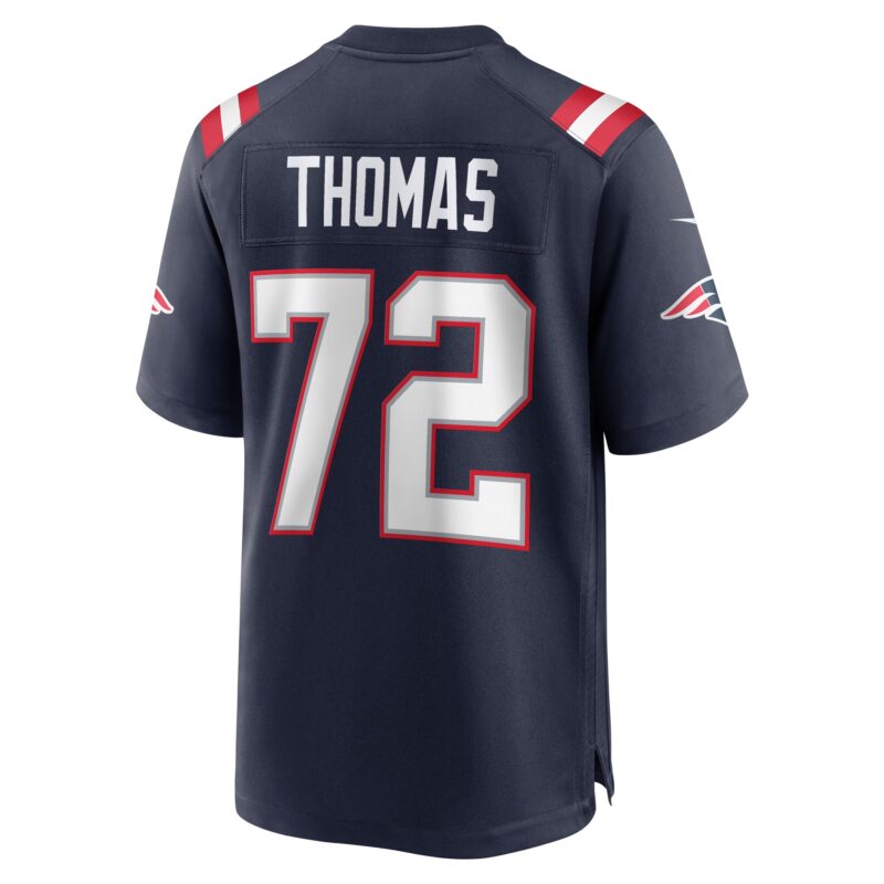 Zach Thomas New England Patriots Game Jersey - Navy - Image 3