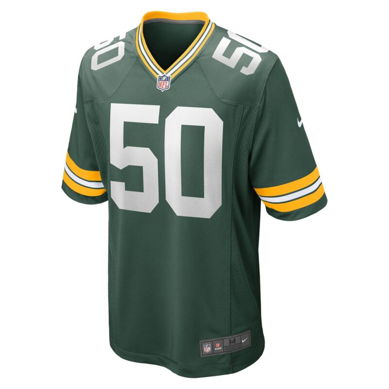 Zach Tom Green Bay Packers Game Player Jersey - Green - Image 2