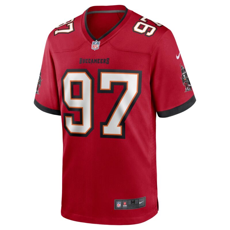 Zach Triner Tampa Bay Buccaneers Game Jersey - Red - Image 2