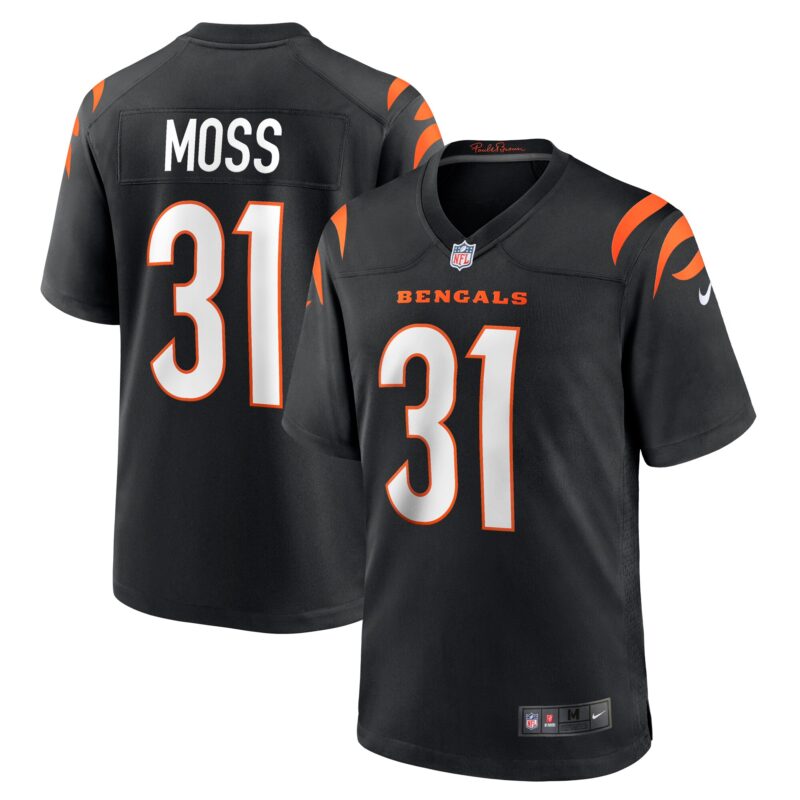 Zack Moss Cincinnati Bengals Game Jersey - Black