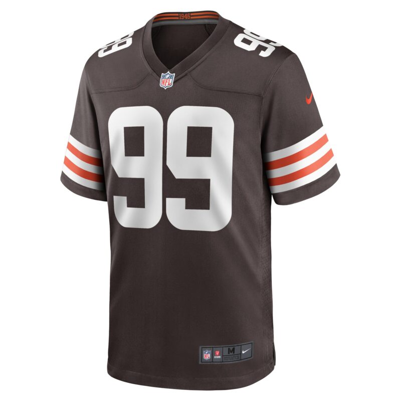 Za'Darius Smith Cleveland Browns Team Game Jersey - Brown - Image 2