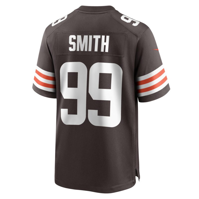Za'Darius Smith Cleveland Browns Team Game Jersey - Brown - Image 3