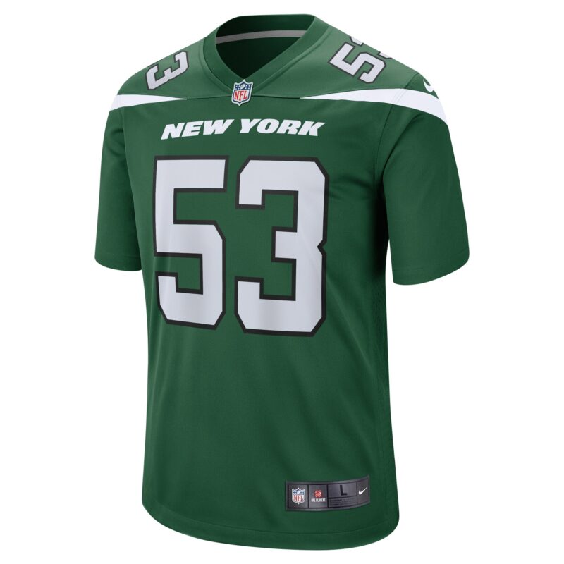 Zaire Barnes New York Jets Game Jersey - Gotham Green - Image 2