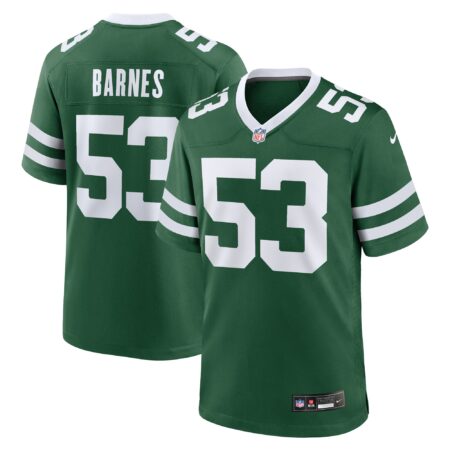Zaire Barnes New York Jets Team Game Jersey - Legacy Green