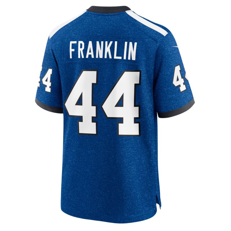 Zaire Franklin Indianapolis Colts Indiana Nights Alternate Game Jersey - Royal - Image 3