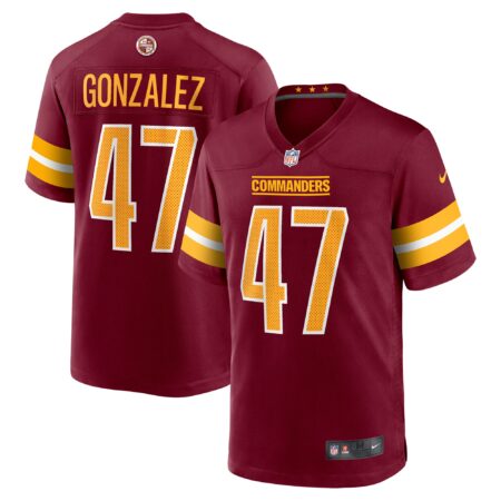 Zane Gonzalez Washington Commanders Game Jersey - Burgundy