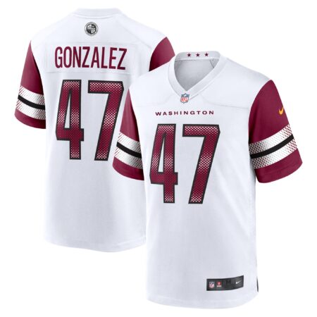 Zane Gonzalez Washington Commanders Game Jersey - White