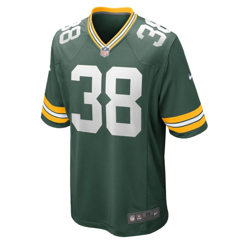 Zayne Anderson Green Bay Packers Team Game Jersey - Green - Image 2