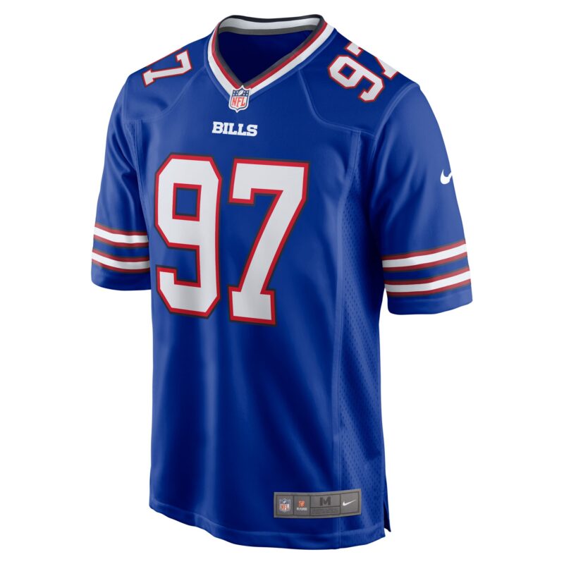 Zion Logue Buffalo Bills Team Game Jersey - Royal - Image 2