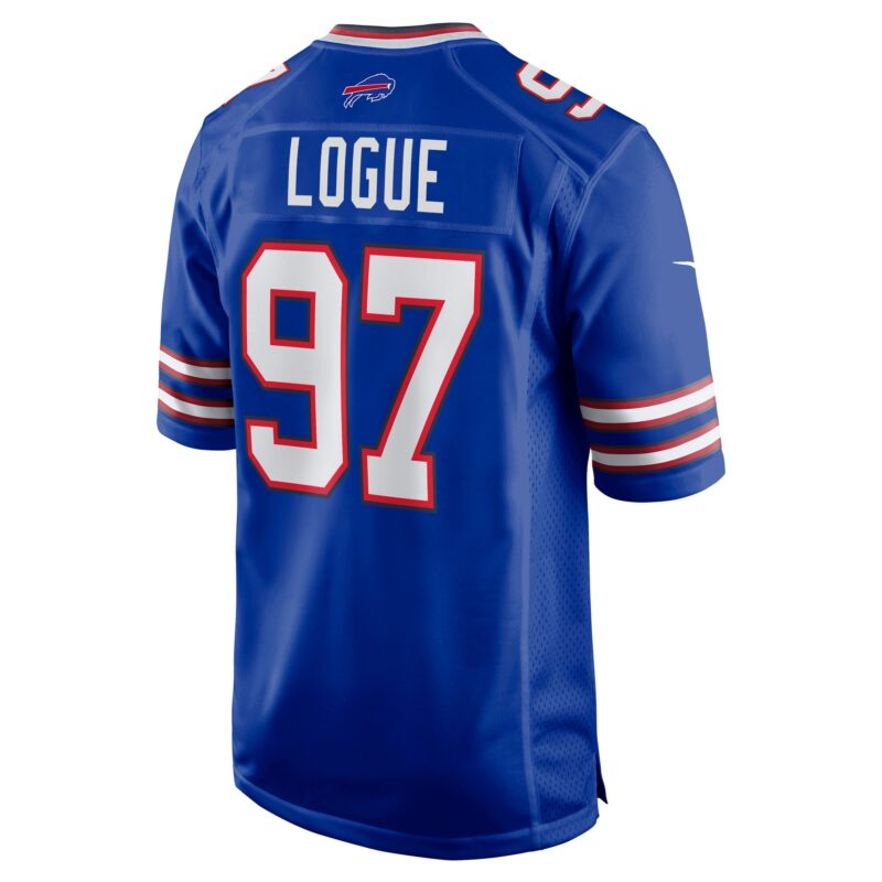 Zion Logue Buffalo Bills Team Game Jersey - Royal - Image 3