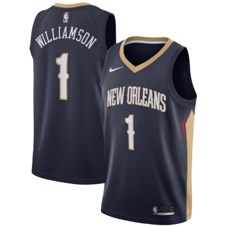 Zion Williamson New Orleans Pelicans 2019 Basketball Draft First Round Pick Swingman Jersey Navy - Icon Edition