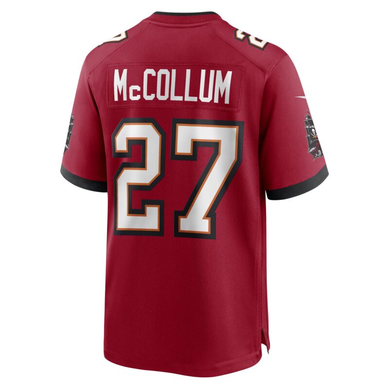 Zyon McCollum Tampa Bay Buccaneers Game Player Jersey - Red - Image 3