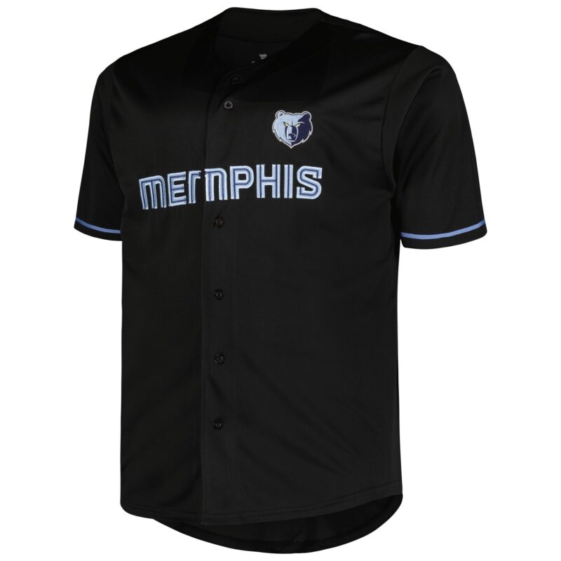 Memphis Grizzlies Profile Big & Tall Pop Jersey - Black - Image 2