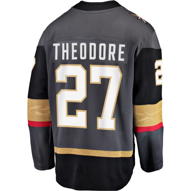 Shea Theodore Vegas Golden Knights Alternate Breakaway Player Jersey - Gray - Image 3