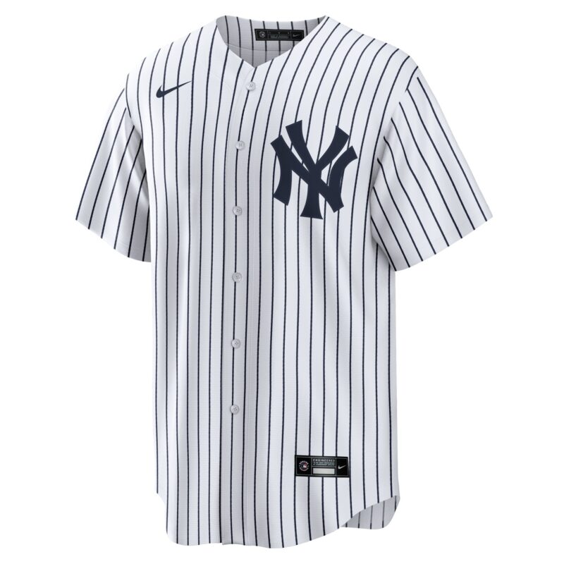 Carlos Rodon New York Yankees Home Official Player Jersey - White/Navy - Image 2