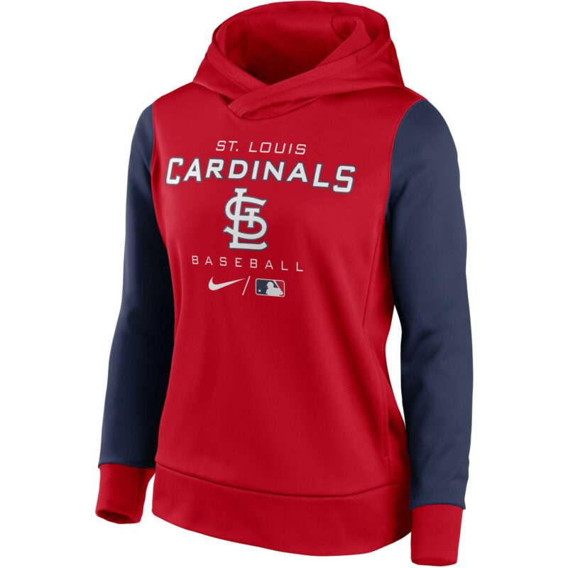 St. Louis Cardinals Women's Collection Pullover Hoodie - Red/Navy - Image 2