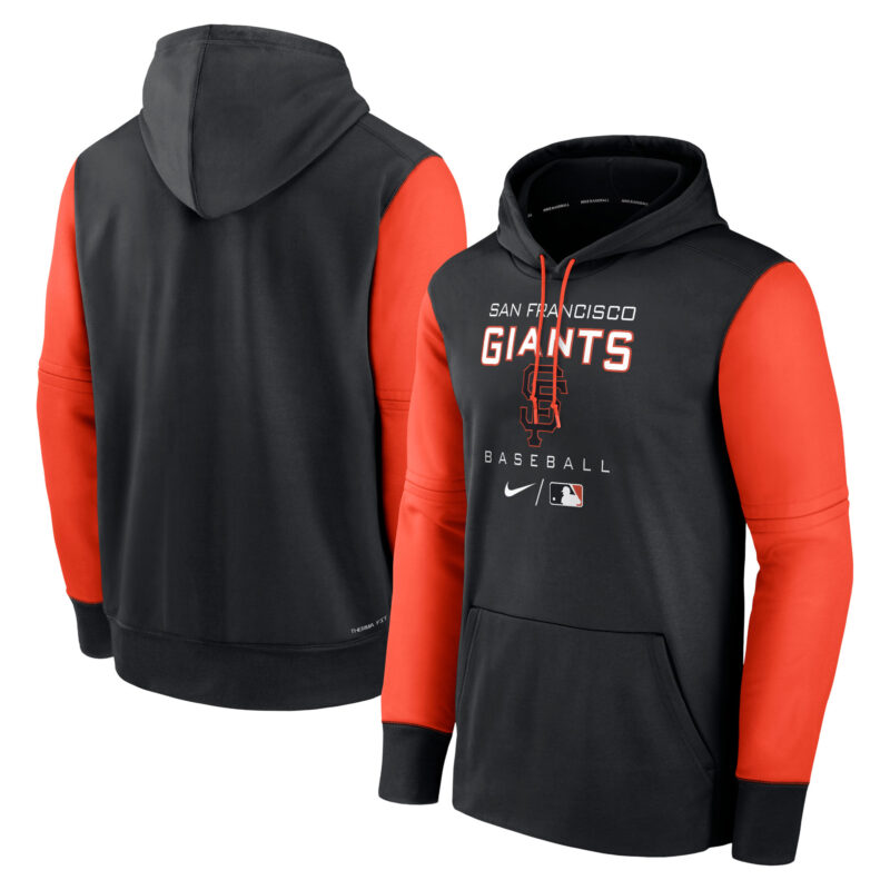 San Francisco Giants Collection Performance Hoodie - Black/Orange