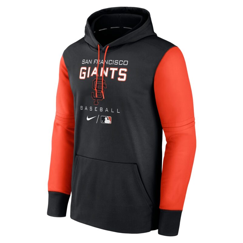 San Francisco Giants Collection Performance Hoodie - Black/Orange - Image 2