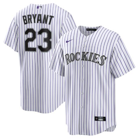 Kris Bryant Colorado Rockies Player Jersey - White/Purple