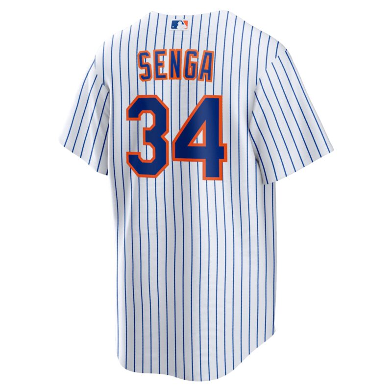 Kodai Senga New York Mets Home Player Jersey - White/Royal - Image 3