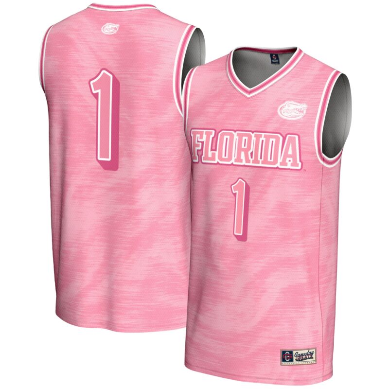 #1 Florida Gators GameDay Greats Unisex Lightweight Basketball Fashion Jersey - Pink