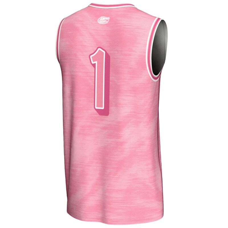 #1 Florida Gators GameDay Greats Unisex Lightweight Basketball Fashion Jersey - Pink - Image 3