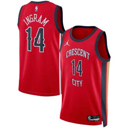 Brandon Ingram New Orleans Pelicans Brand Unisex Swingman Jersey - Statement Edition - Red