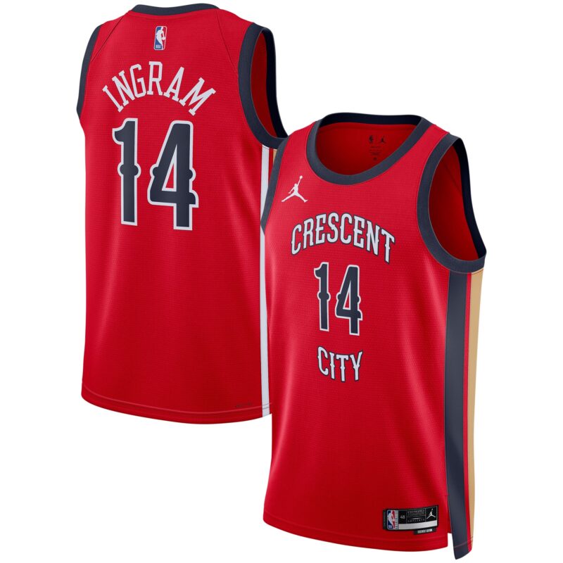 Brandon Ingram New Orleans Pelicans Brand Unisex Swingman Jersey - Statement Edition - Red