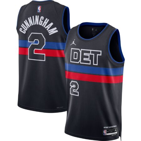 Cade Cunningham Detroit Pistons Brand Unisex Swingman Jersey - Statement Edition - Black