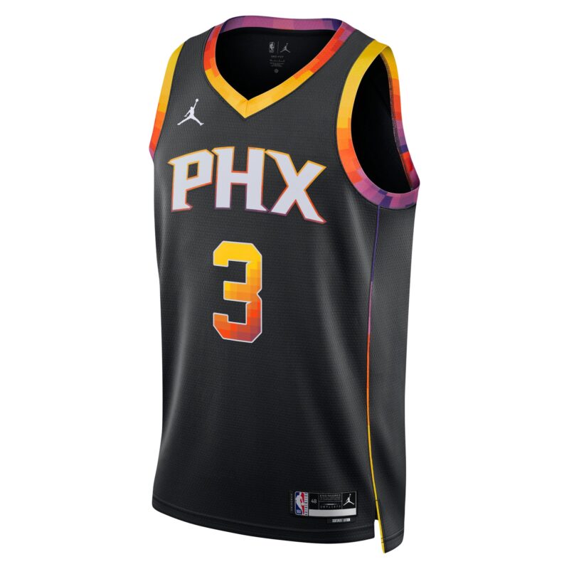 Chris Paul Phoenix Suns Brand Unisex Swingman Jersey - Statement Edition - Black - Image 2