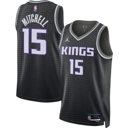 Davion Mitchell Sacramento Kings Brand Unisex Swingman Jersey - Statement Edition - Black