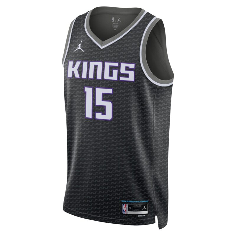 Davion Mitchell Sacramento Kings Brand Unisex Swingman Jersey - Statement Edition - Black - Image 2