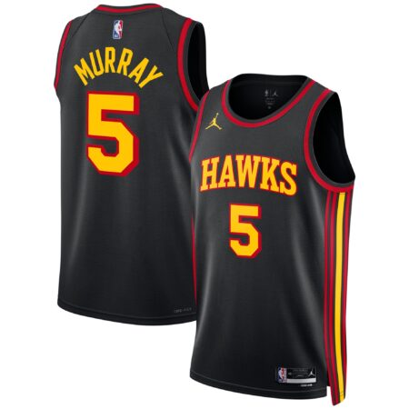 Dejounte Murray Atlanta Hawks Brand Unisex Swingman Jersey - Statement Edition - Black