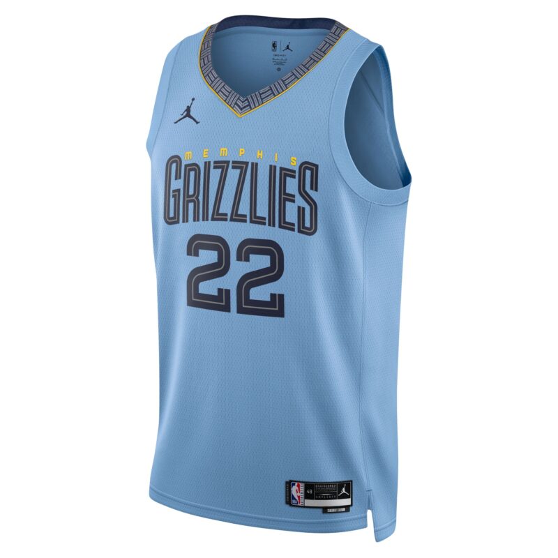 Desmond Bane Memphis Grizzlies Brand Unisex Swingman Jersey - Statement Edition - Light Blue - Image 2